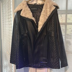 Womens leather coat/ jacket